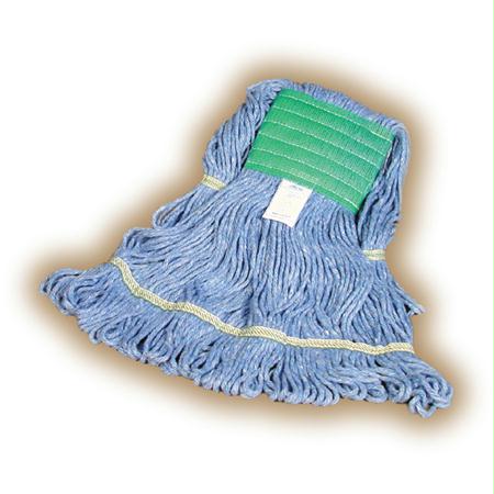 Blue Cotton-Synthetic Blend Wet Mops(XL)