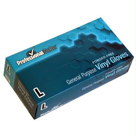 Professional Choice Vinyl General Purpose Powder Free Gloves(Small)
