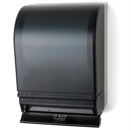 Palmer Push Bar Roll Towel Dispensers-Dark Translucent
