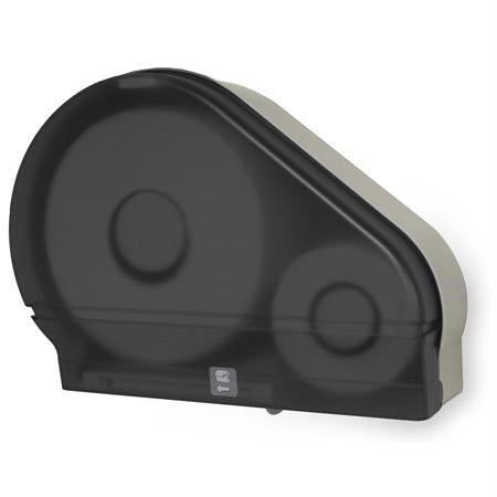 Palmer Single 9" Jumbo Tissue Dispenser w-Stub Roll-Dark Translucent