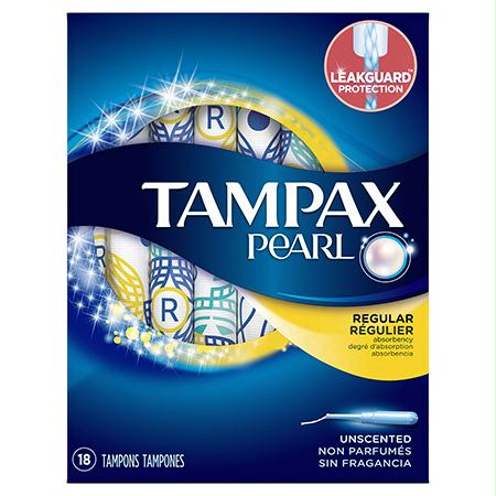 P&G Tampax Pearl Regular Tampon(18 ct.)