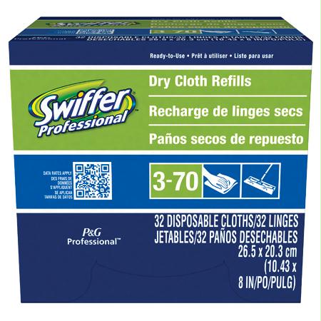 P&G Swiffer Regular 10" Refill Carton(32 ct.)