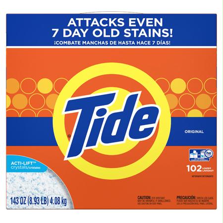P&G Tide Powder Ultra HEC Laundry Detergent(143 oz.)