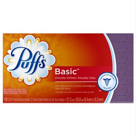 P&G Puffs Basic Tissue(180 ct.)