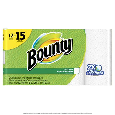 P&G Bounty Large White Select-a-Size Paper Towel(50 ct.)