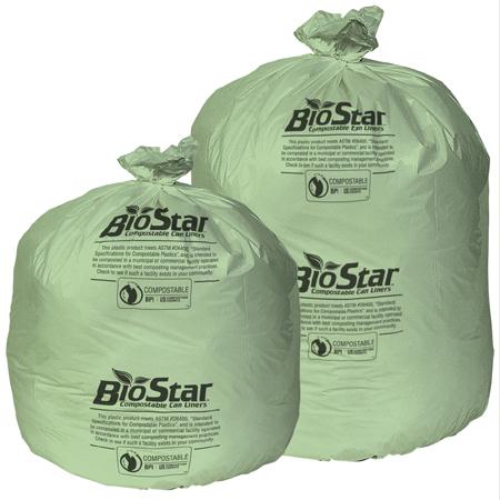 Pitt Plastics BioStar Compostable Liners(30 x 36)