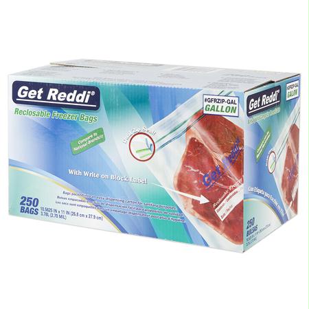 Inteplast Double Zipper Reclosable Freezer Bag(Gal.)
