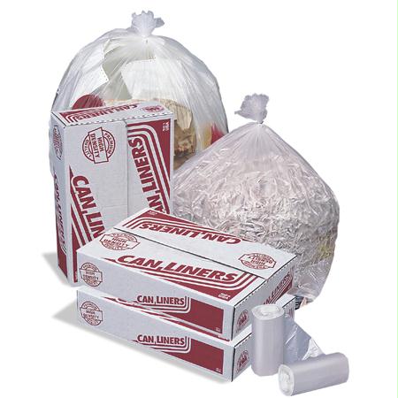 Pitt Plastics Mini-Roll Can Liners-Natural(17 x 18)