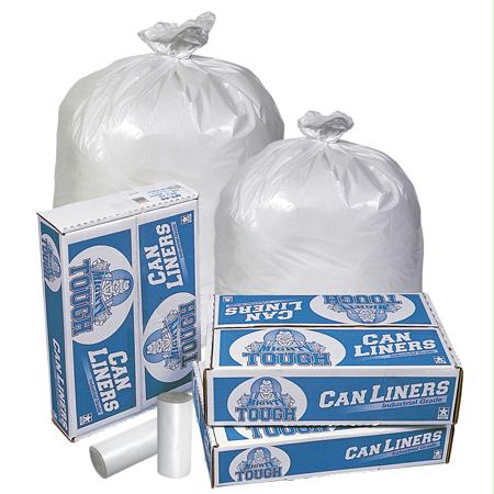 Pitt Plastics Mighty Tough White Coreless Roll Liner(24 x 32)