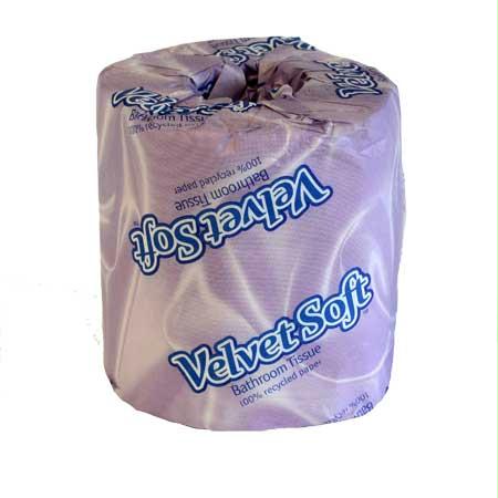 Velvet Soft 2-Ply Premium Toilet Tissue-White(4.5" X 3.1")