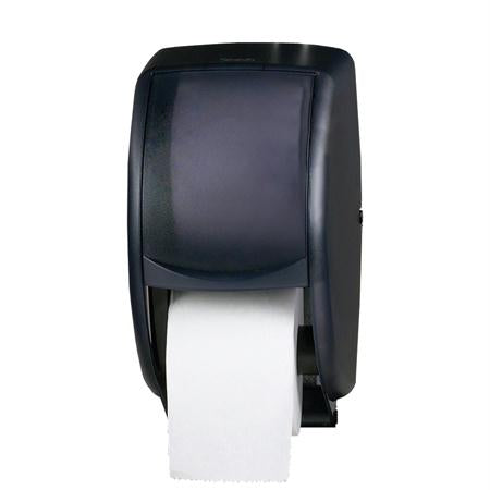 San Jamar Classic Duett Standard Tissue Dispenser-Black