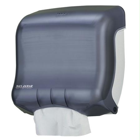 San Jamar Mini Ultrafold C-Fold-Multifold Dispenser-Black Pearl