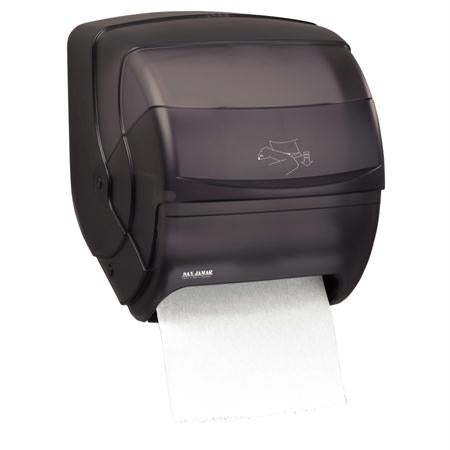 San Jamar Integra Lever Roll Towel Dispenser-Black