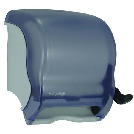 San Jamar Element Lever Roll Towel Dispenser-Arctic Blue