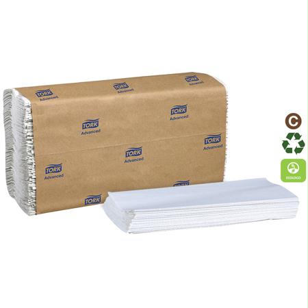 SCA Tork Advanced Hand Towel C-Fold-White(12.75" x 10.125")