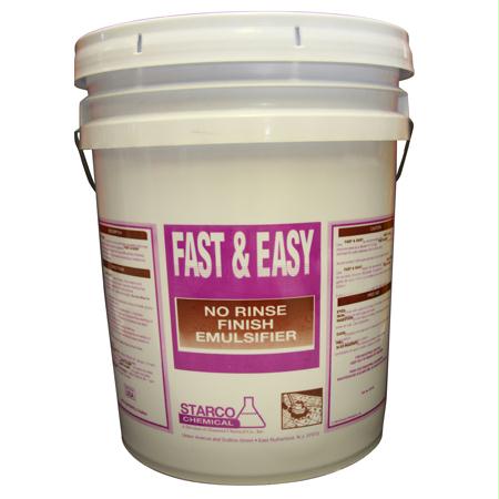 Starco Fast & Easy No Rinse Finish Emulsifier(5 Gal. Pail)