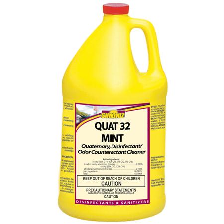 Simoniz Quat 32 Mint Disinfectant Germicidal(Gal.)
