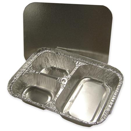 Western Plastics 3-Cmpt Hi-Divider Combo Bulk Foil Container